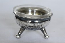 DEKORATIVE VERSILBERTE SALIERE