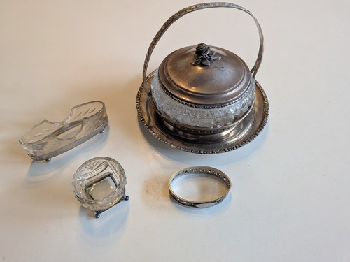 Konvolut silber - silber, /