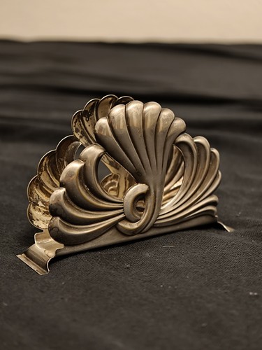 Versilberter serviettenhalter - versilberter,
